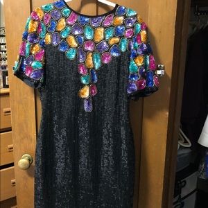 Vintage 80s Sequin Dress